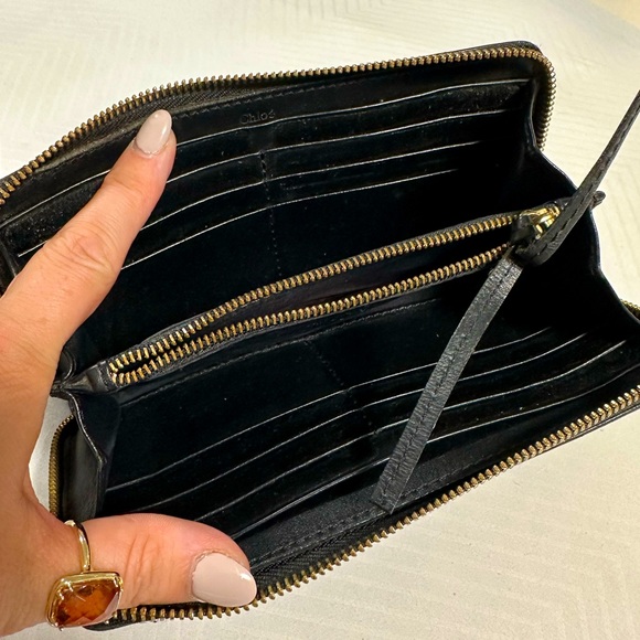 Chloe black leather clutch/Wallet! ✨👜